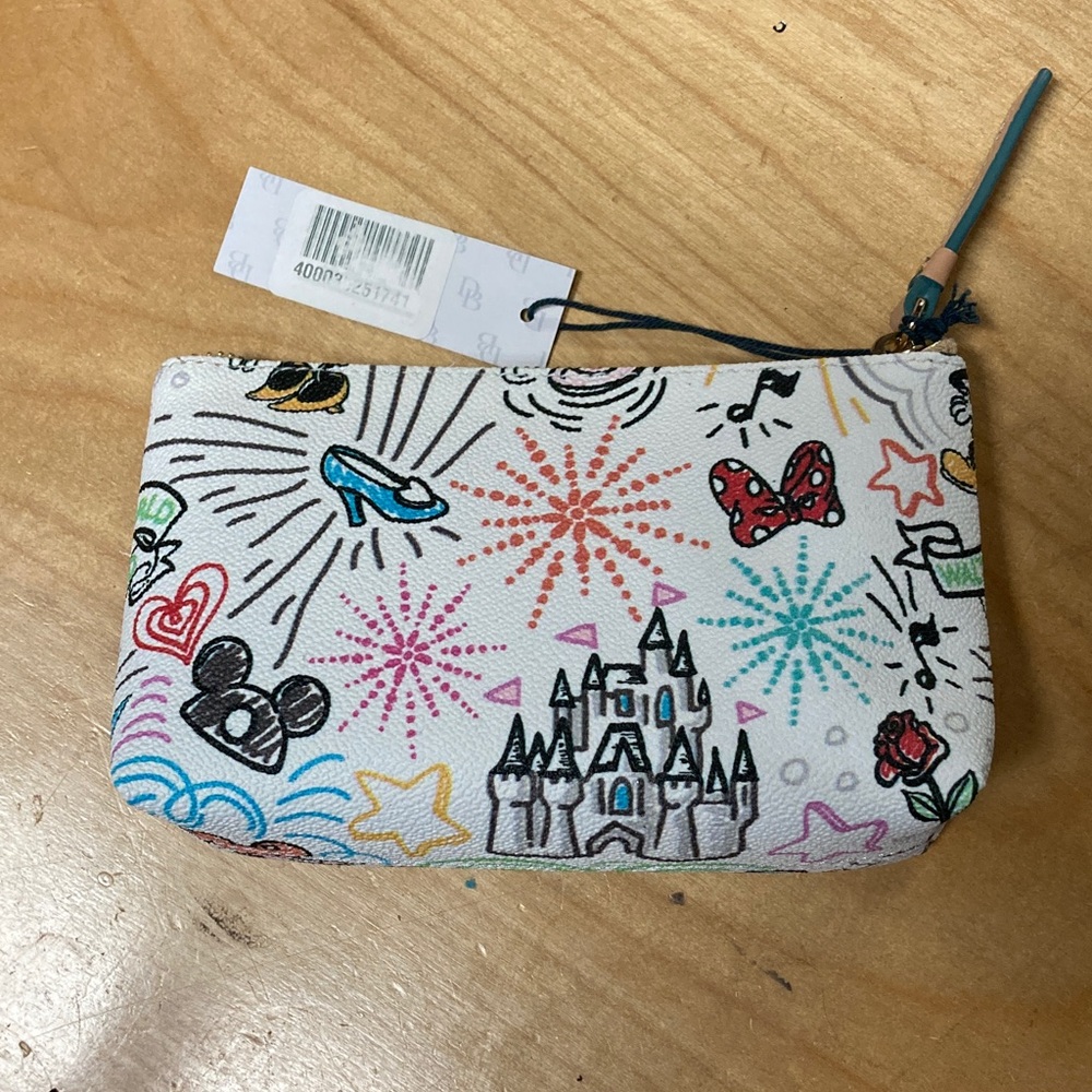 Disney Dooney & Bourke Sketch Cosmetic Pouch NWT - Picture 2 of 4